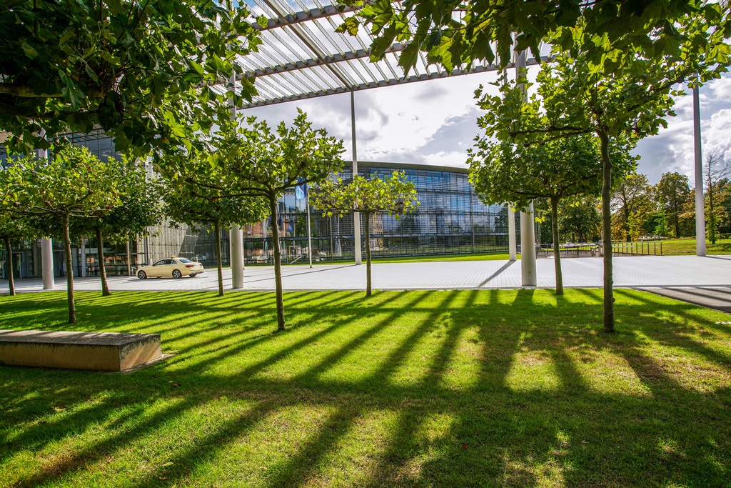 Garden next to Main Office in Leverkusen